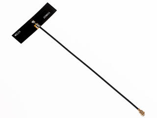 2196110100 - Wi-Fi 6E Low Gain Flex Antenna, 15.40mm Width, 100.00mm Cable Length, Compatible with U.FL/ MHF Connectors