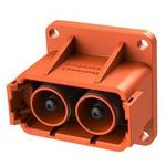 Amphenol-ATHP042P08NL16-50 Connector Power 2 position Standard Receptacle with High Voltage Interlock Loop, 8mm Power Contact, 180 A, 35mm² Power Cable, #16 50mm Signal Contact. Contacts included Amphenol-ATHP042P08NL16-50 Connector Power 2 position Standard Receptacle with High Voltage Interlock Loop, 8mm Power Contact, 180 A, 35mm² Power Cable, #16 50mm Signal Contact. Contacts included