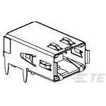 TE Connectivity-1761072-3 Connector Telephone and Telecom Conn HSSDC2 RCP 7 POS 1.27mm Solder RA SMD 7 Terminal 1 Port Box/Tray TE Connectivity-1761072-3 Connector Telephone and Telecom Conn HSSDC2 RCP 7 POS 1.27mm Solder RA SMD 7 Terminal 1 Port Box/Tray
