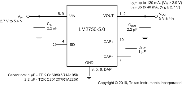 LM2750 LM2750